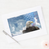 Freiheit ist nicht frei rechteckiger aufkleber (Umschlag)