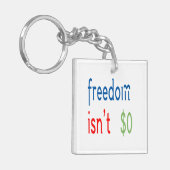 Freiheit ist nicht frei schlüsselanhänger (Vorderseite links)