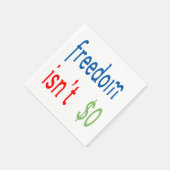 Freiheit ist nicht frei serviette (Ecke)