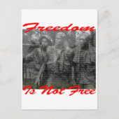Freiheit ist nicht kostenlos #002 postkarte (Vorderseite)