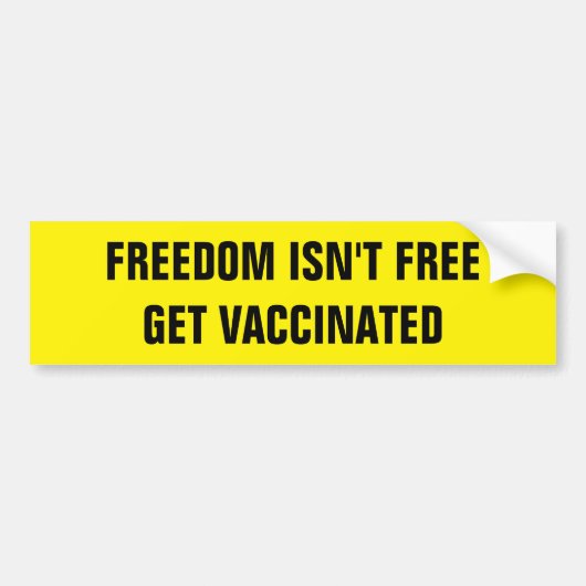 FREIHEIT IST NICHT KOSTENLOS AUTOAUFKLEBER (Vorne)