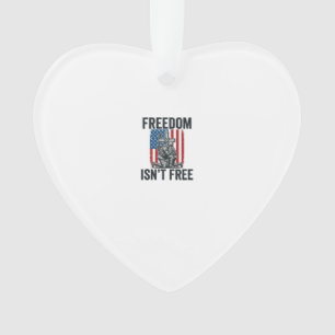 Freiheit Ist Nicht Kostenlos Patriotisches Soldate Ornament