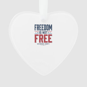 Freiheit ist nicht kostenlos patriotisches Vintage Ornament