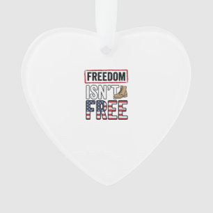 Freiheit Ist Nicht Kostenlos Vintage Patriotisches Ornament