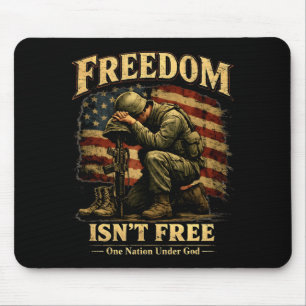 Freiheit ist nicht patriotischer Soldat eine Natio Mousepad