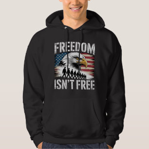 Freiheit Ist Nicht Umsonst Patriotisches Adler-Des Hoodie