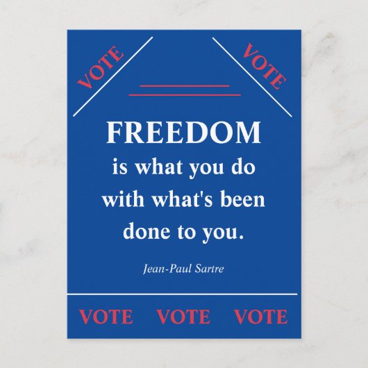 Freiheit ist... postkarte (Vorderseite)