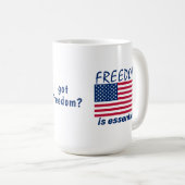 Freiheit ist unerlässlich kaffeetasse (VorderseiteRechts)