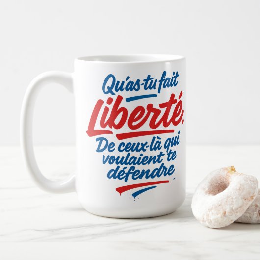 Freiheit Kaffeetasse (Mit Donut)