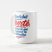 Freiheit Kaffeetasse (Vorderseite Links)