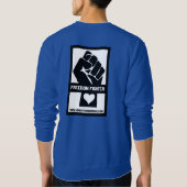 Freiheit kämpfen sweatshirt (Rückseite)