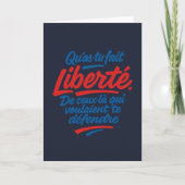 Freiheit Karte (Vorderseite)