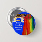 Freiheit - Knopf Button (Vorne & Hinten)