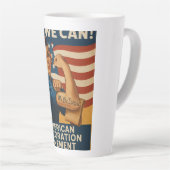 Freiheit Latte Tasse (Rechte Ecke)