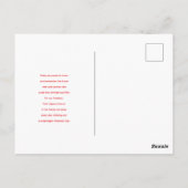 Freiheit lebt am patriotischen Gedenktag Postkarte (Rückseite)