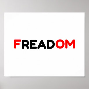 FREIHEIT LESEN POSTER