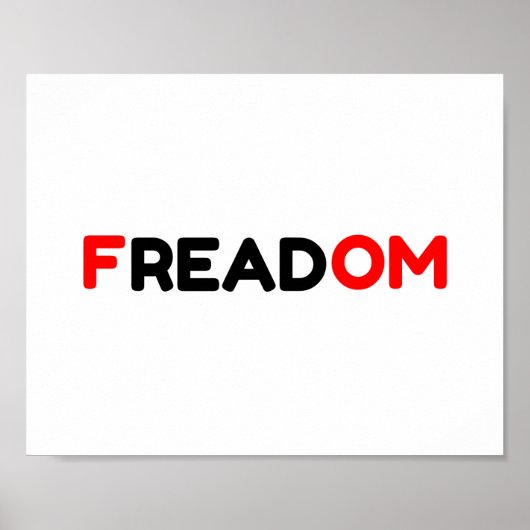 FREIHEIT LESEN POSTER (Vorne)