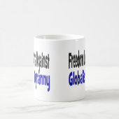 Freiheit liebt den halben Text gegen die Tyrannei Kaffeetasse (Mittel)