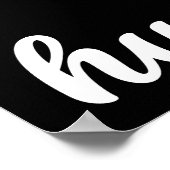 Freiheit, Menschlichkeit und Menschenrechte Poster (Ecke)