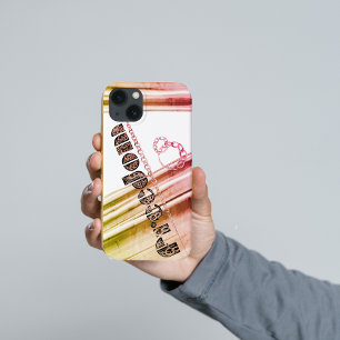 Freiheit metallische mehrfarbige Effekte geschrieb Case-Mate iPhone Hülle