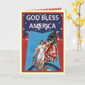 Freiheit mit dem US Flagge Karte (Gelbe Blume)