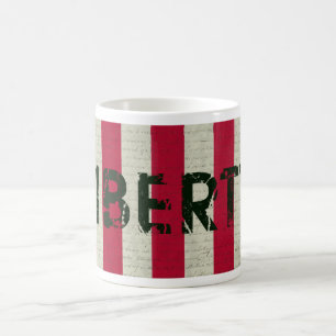 Freiheit mit Flagge Kaffeetasse