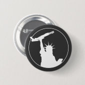 Freiheit mit Schrotflinte Button (Vorne & Hinten)