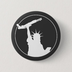 Freiheit mit Schrotflinte Button