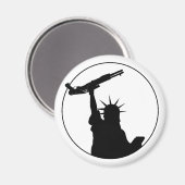 Freiheit mit Shotgun Magnet (Vorderseite/Rückseite)