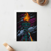 Freiheit Mitteilungskarte (Vorderseite/Rückseite Beispiel)