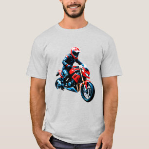 🏍️ Freiheit Motorradfahrer Urbaner Lebensstil T-Shirt