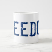 Freiheit! Mug Jumbo-Tasse (Vorderseite)
