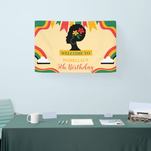 Freiheit nach schwarzer Geschichte Monat Geburtsta Banner (Messe)