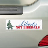 Freiheit nicht liberaler Autoaufkleber (Auf Auto)