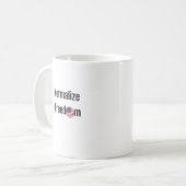 Freiheit normalisieren kaffeetasse (Vorderseite Links)