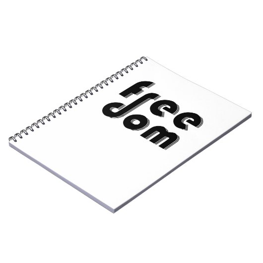 Freiheit Notizblock (Linke Seite)