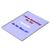 Freiheit Notizblock (Linke Seite)