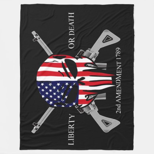 FREIHEIT ODER TOD FLEECEDECKE (Vorderseite)