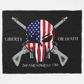 FREIHEIT ODER TOD FLEECEDECKE (Vorderseite (Horizontal))