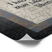 Freiheit oder Tod - Zitat der amerikanischen Revol Poster (Ecke)