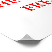 Freiheit Poster (Ecke)