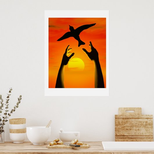 Freiheit Poster (Küche)