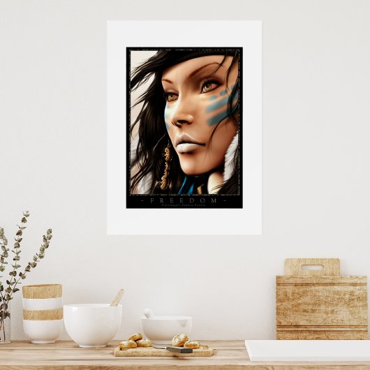 Freiheit Poster (Küche)