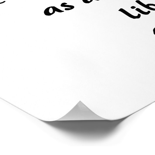 Freiheit Poster (Ecke)