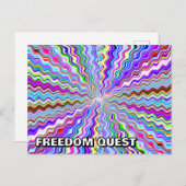 Freiheit Postkarte (Vorne/Hinten)