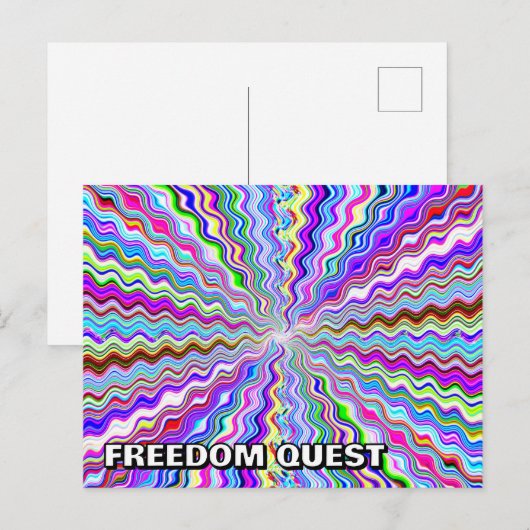 Freiheit Postkarte (Vorne/Hinten)