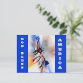 Freiheit Postkarte (Stehend Vorderseite)