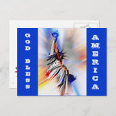 Freiheit Postkarte (Vorne/Hinten)