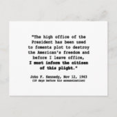 Freiheit Postkarte (Vorderseite)