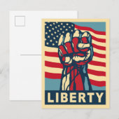 Freiheit Postkarte (Vorne/Hinten)
